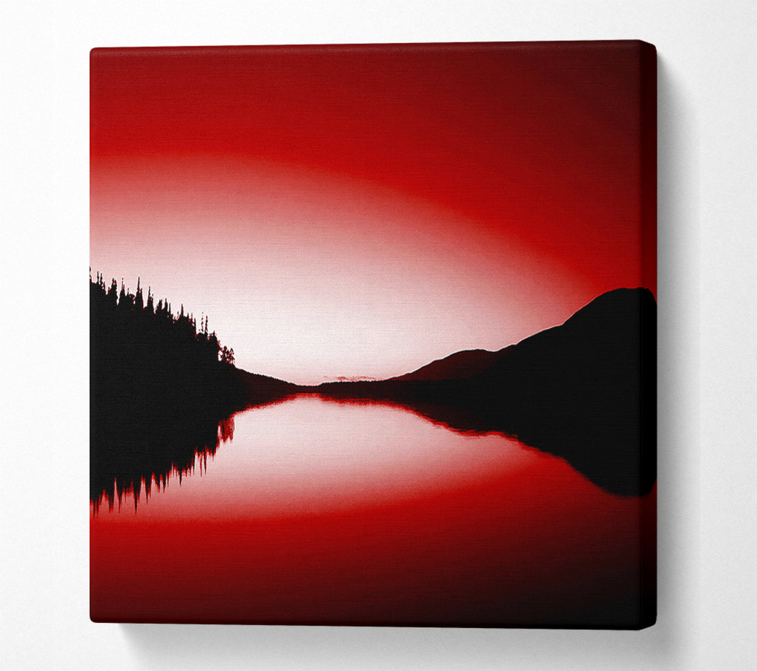  A Canvas Print of The Red Loch Canvas Print