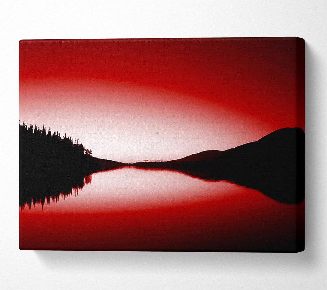  A Canvas Print of The Red Loch Canvas Print