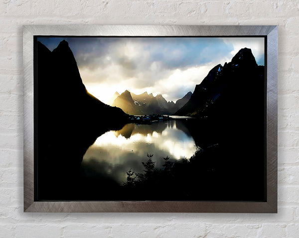 Mountain Reflections Framed Print