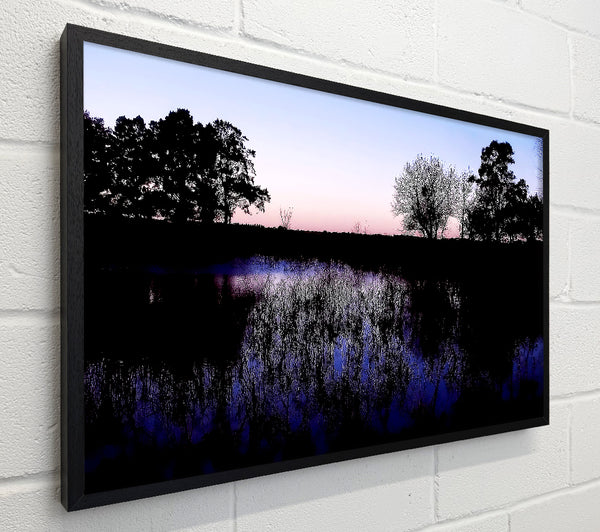 The Purple Morning Lake