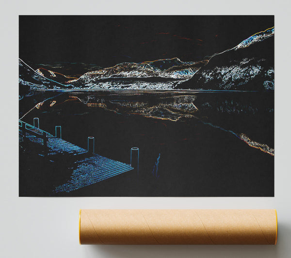 Night Fishing Poster