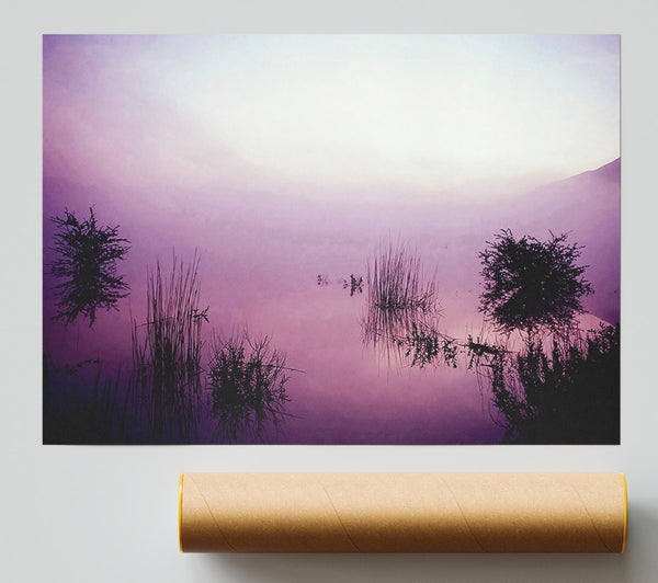 Lilac Pink Mist Print