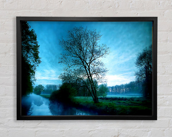 Stunning English Countryside Morning Framed Print