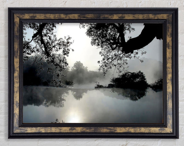 Spring Lake Blue Framed Print