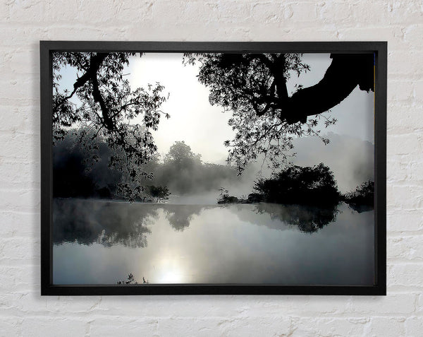 Spring Lake Blue Framed Print