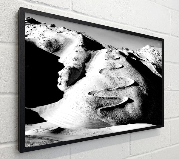 Les Deux Alpes B n W