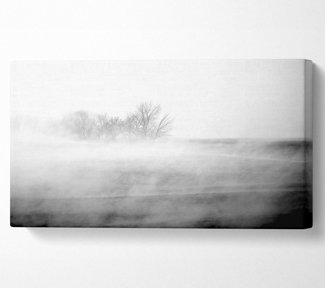  A Canvas Print of Absorption B n W Canvas Art
