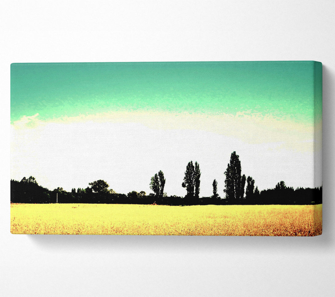  A Canvas Print of Countryside Haze Canvas Wall Art