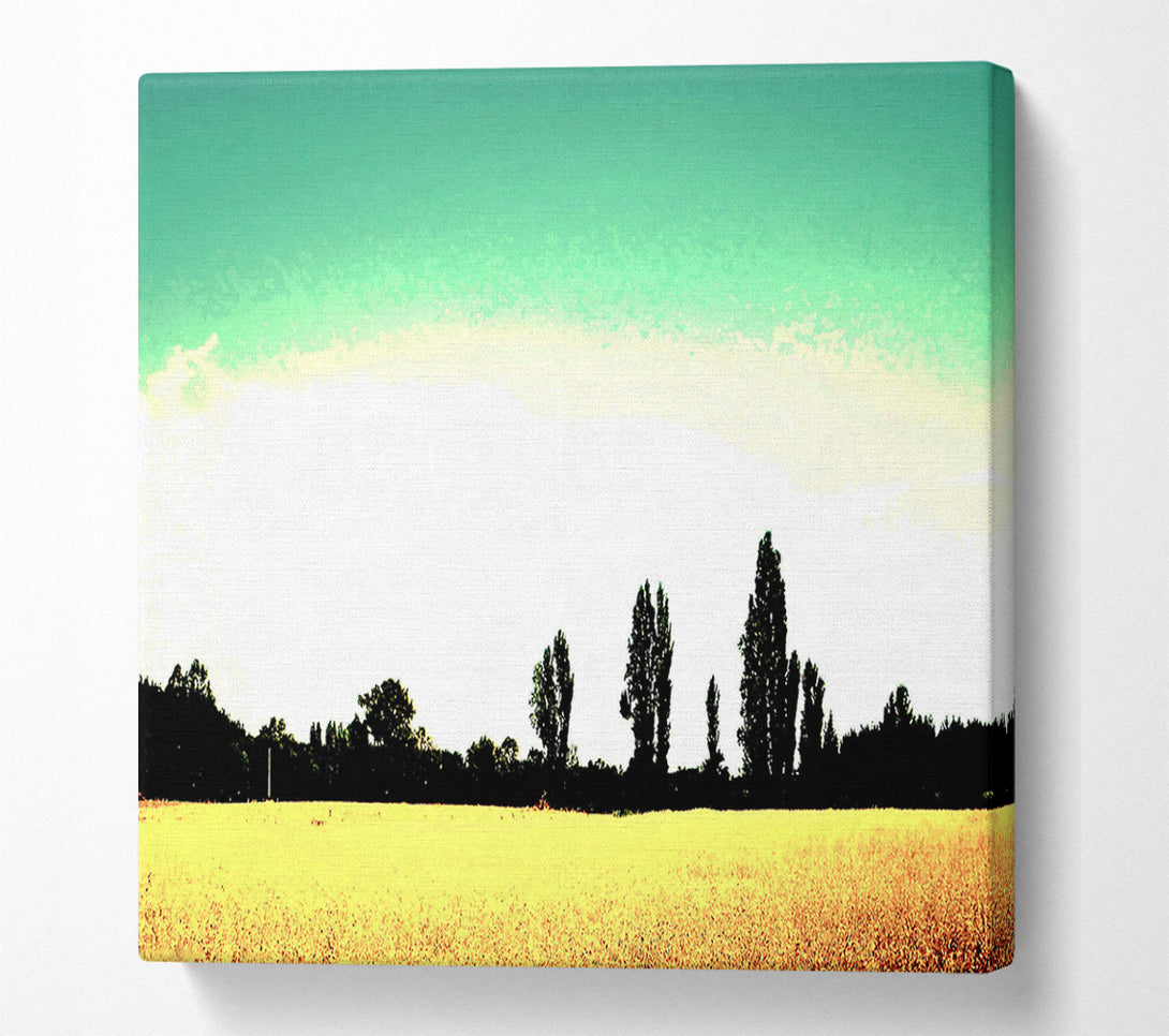  A Canvas Print of Countryside Haze Canvas Wall Art