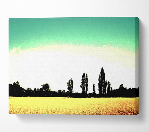  A Canvas Print of Countryside Haze Canvas Wall Art