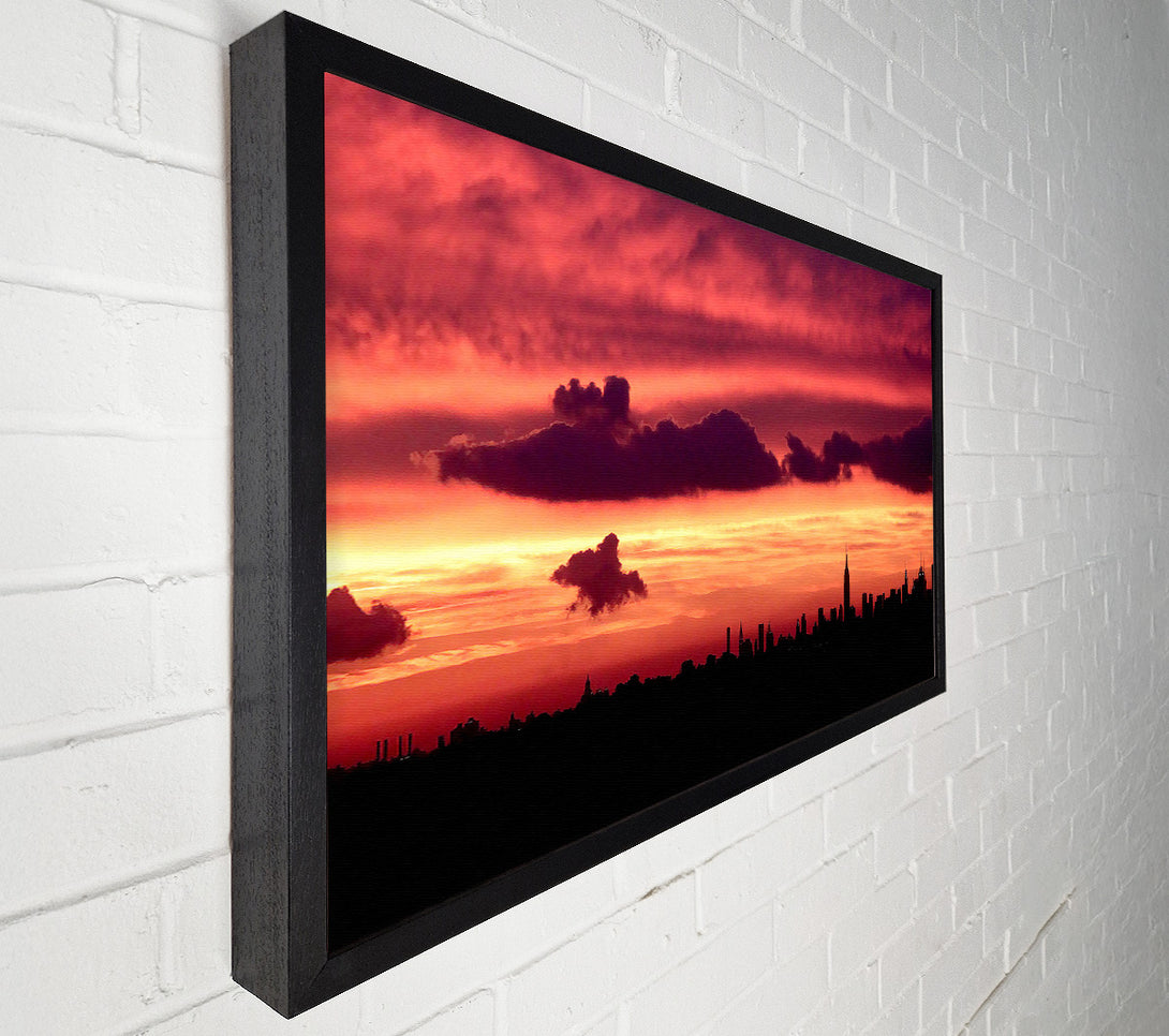  A Canvas Print of Manhattan Skyline Canvas Art