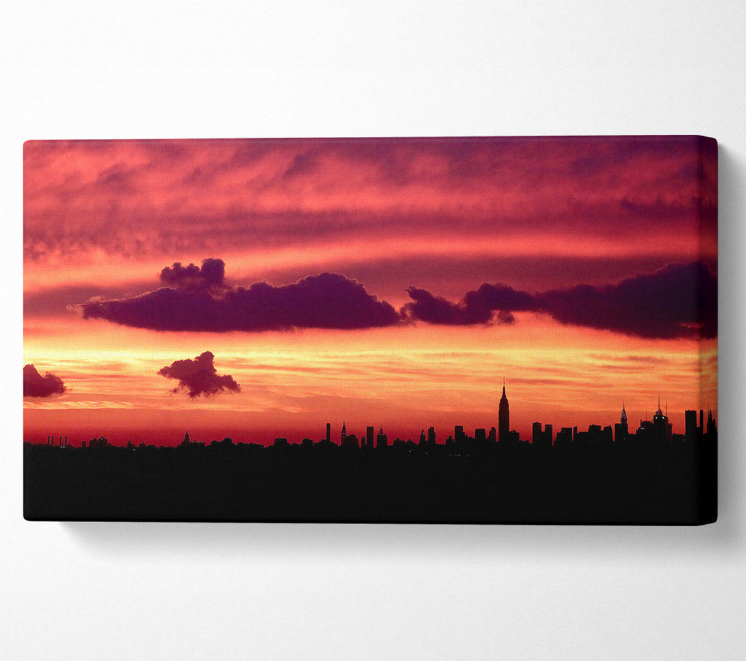  A Canvas Print of Manhattan Skyline Canvas Art