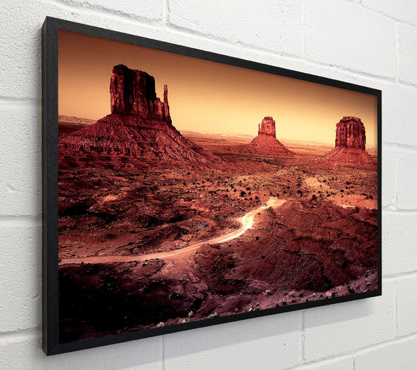 Dark Monument Valley Arizona