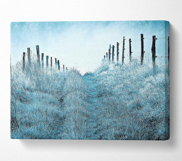  A Canvas Print of Winter Morning Mist Canvas Art