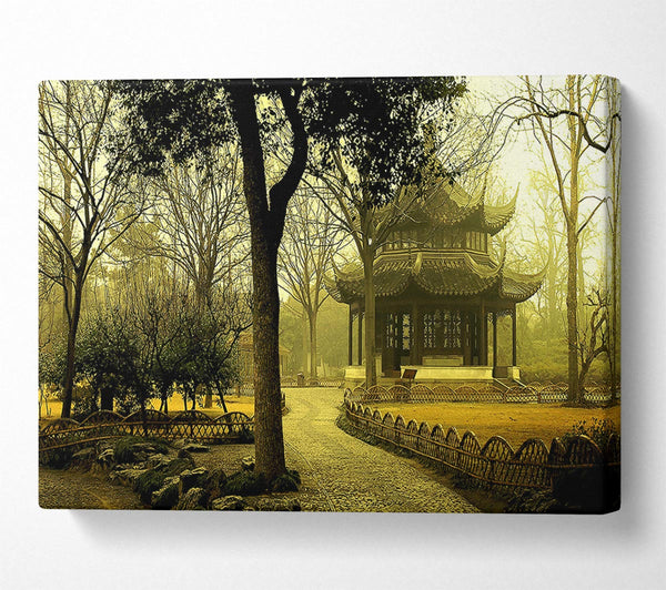  A Canvas Print of Autumn In Asia Canvas Print