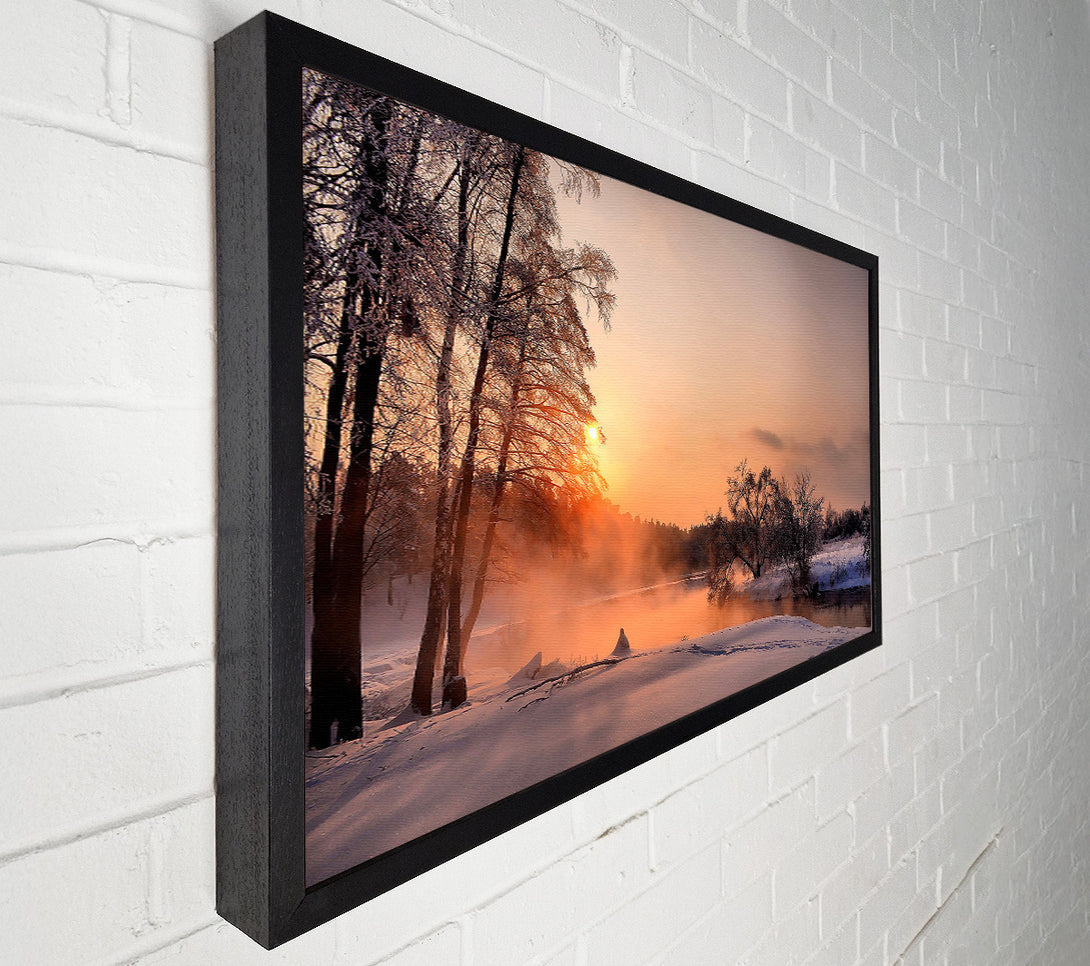 A Canvas Print of An Evening In December Canvas Wall Art