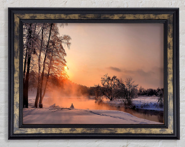 An Evening In December Framed Print