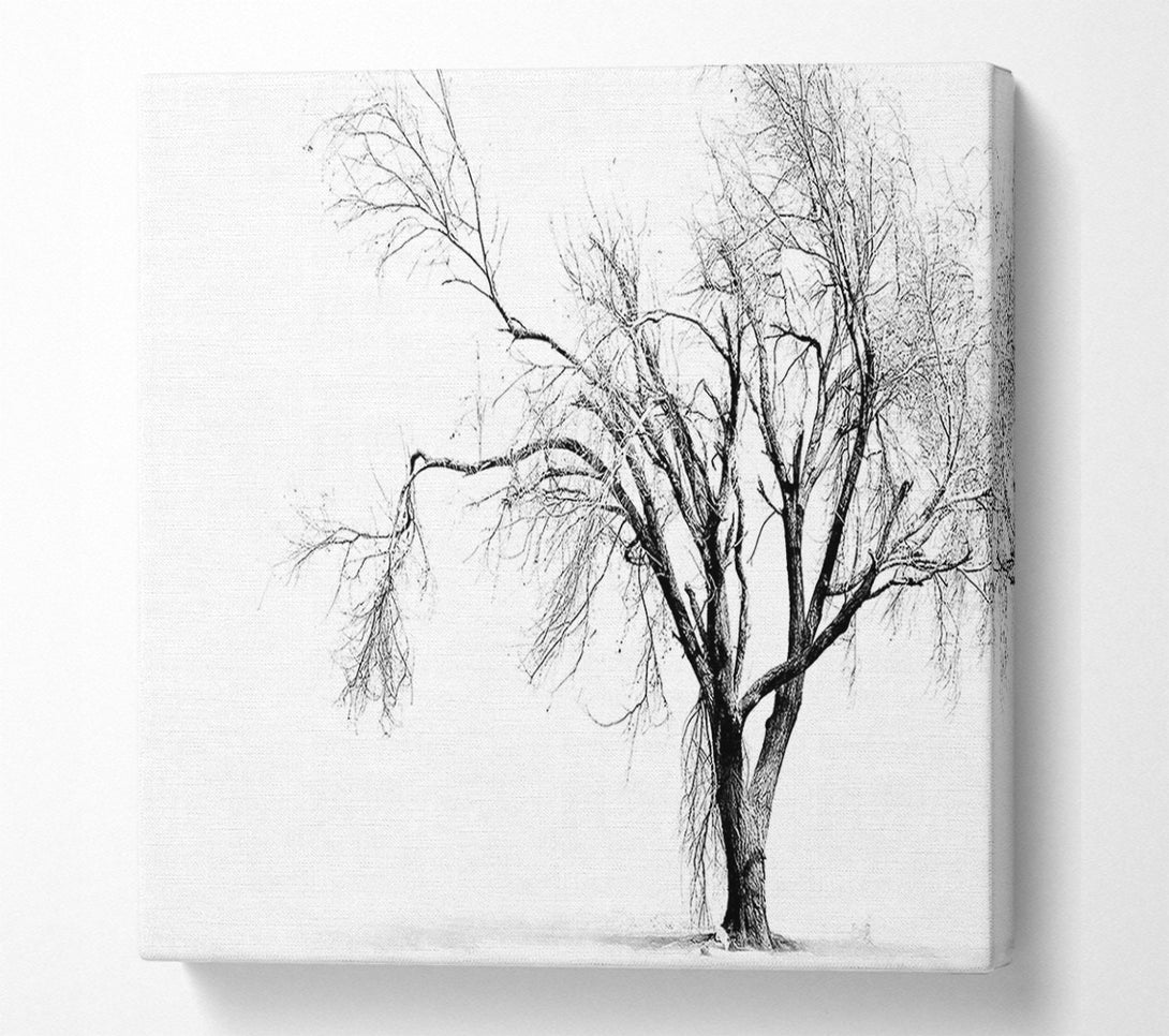  A Canvas Print of Cold Winter Tree Canvas Art