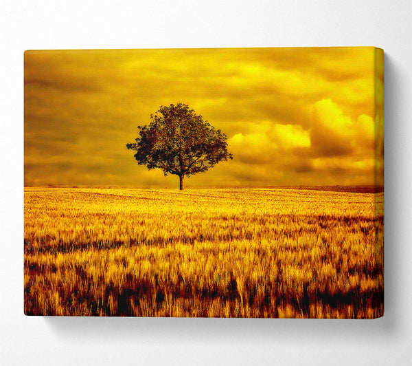  A Canvas Print of Gold Canvas Wall Art