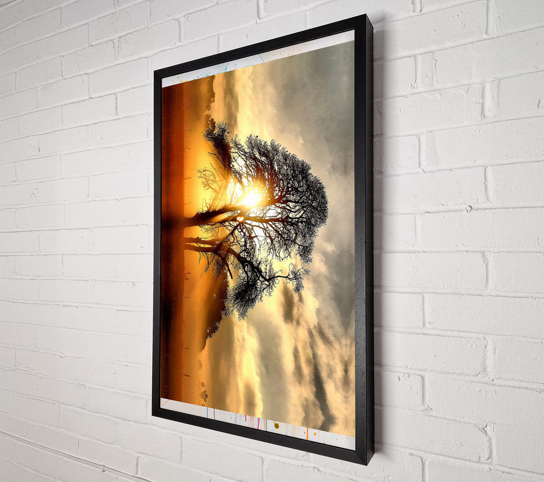  A Canvas Print of Fog Across The Field Canvas Art