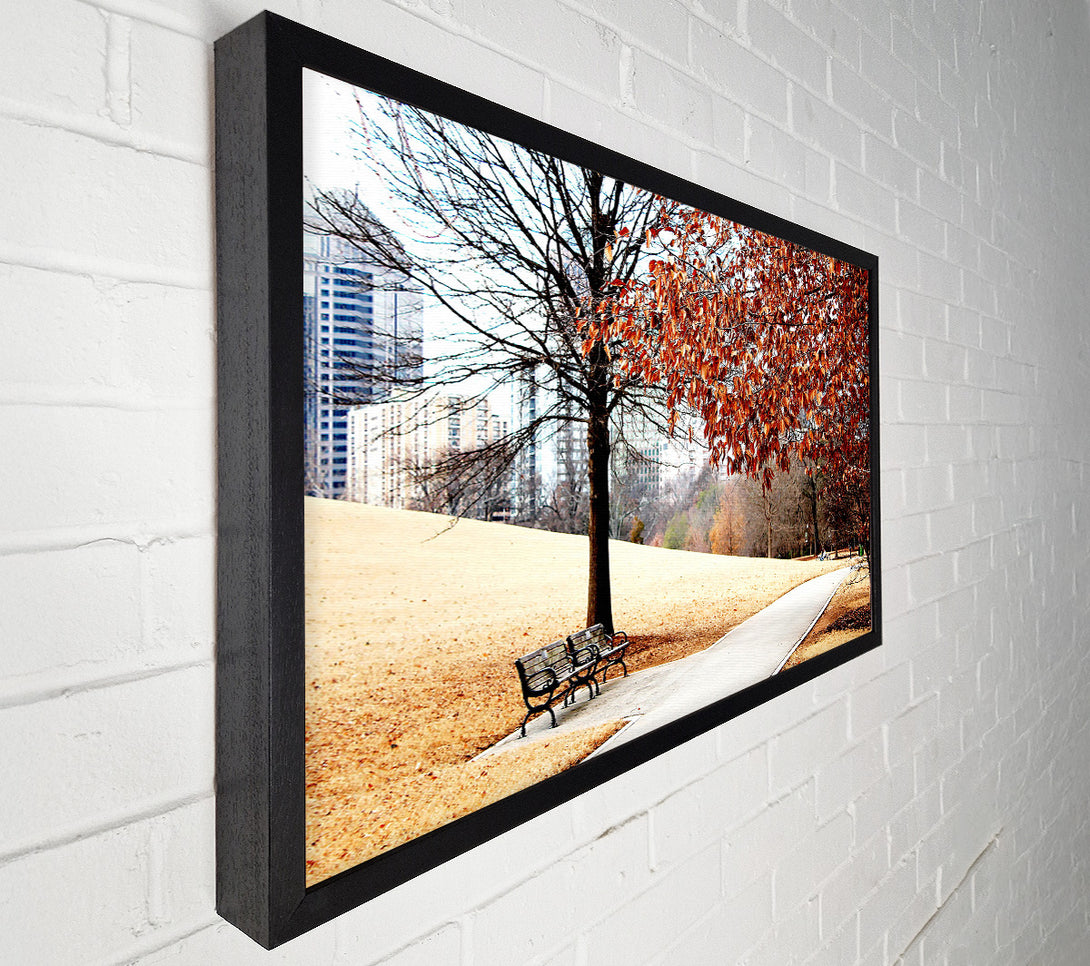  A Canvas Print of Autumn In The Park Canvas Wall Art
