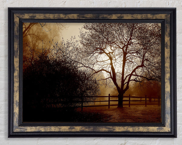 Countryside Farm Framed Print