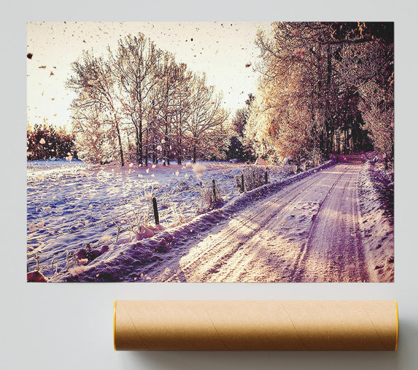 Pathway Winter Giclee Print