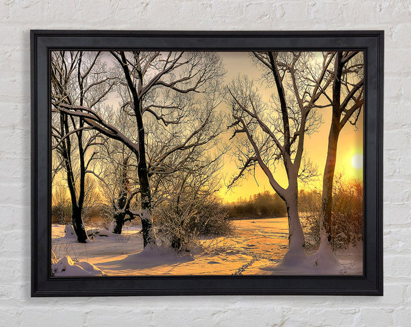 Schritte im Schnee