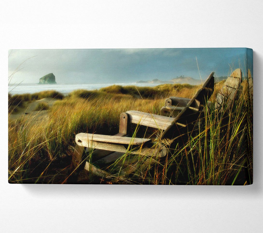  A Canvas Print of Coast Dunes Canvas Print