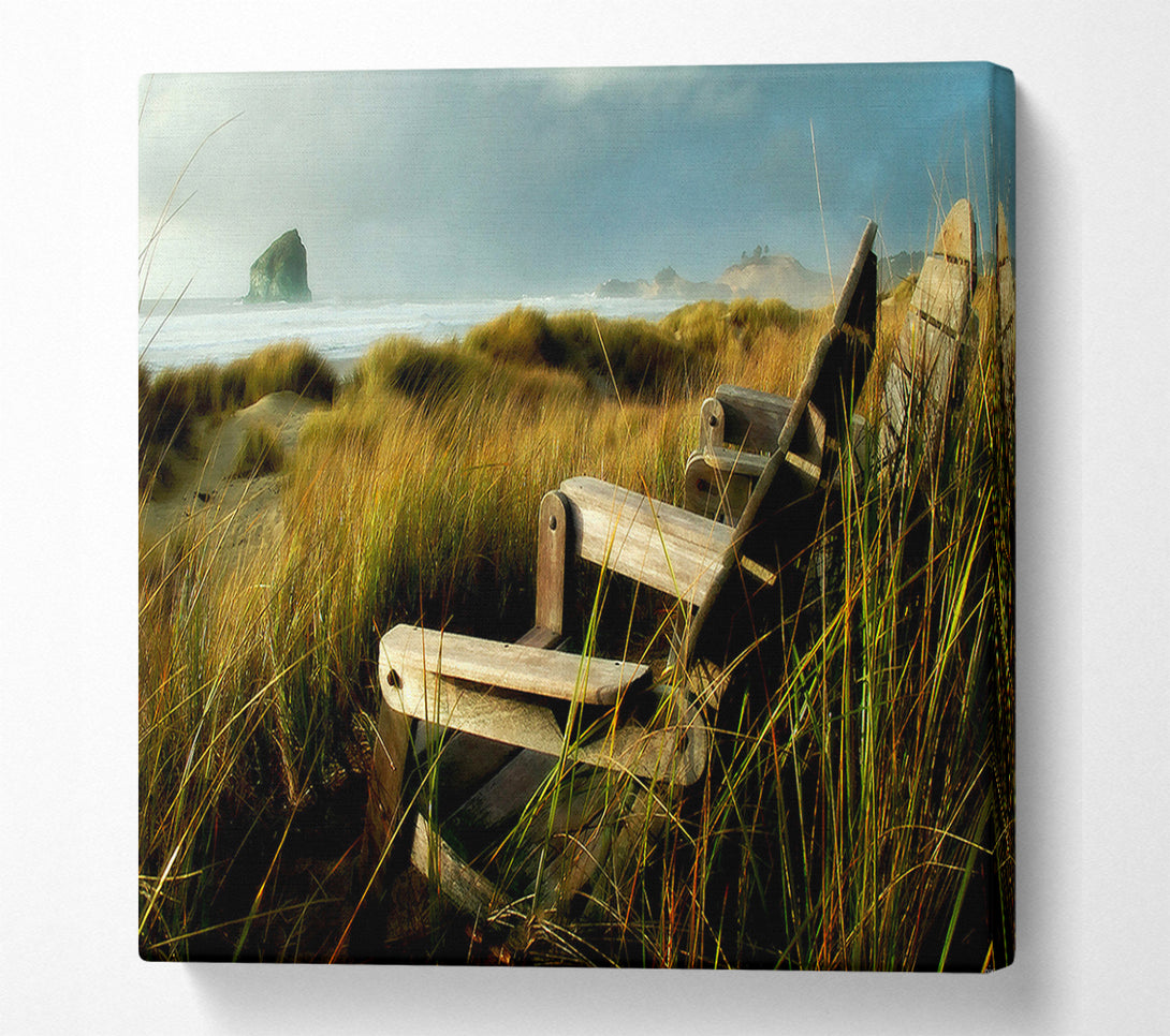  A Canvas Print of Coast Dunes Canvas Print