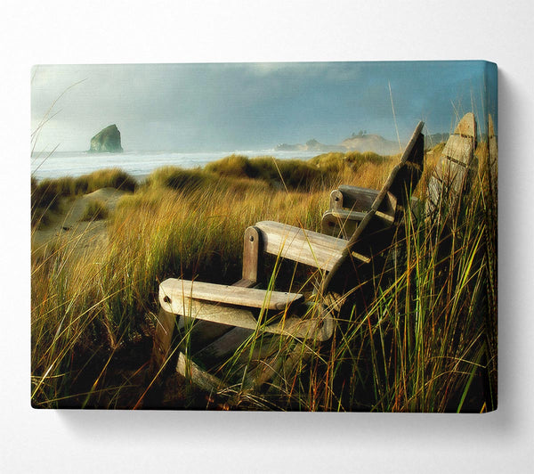  A Canvas Print of Coast Dunes Canvas Print