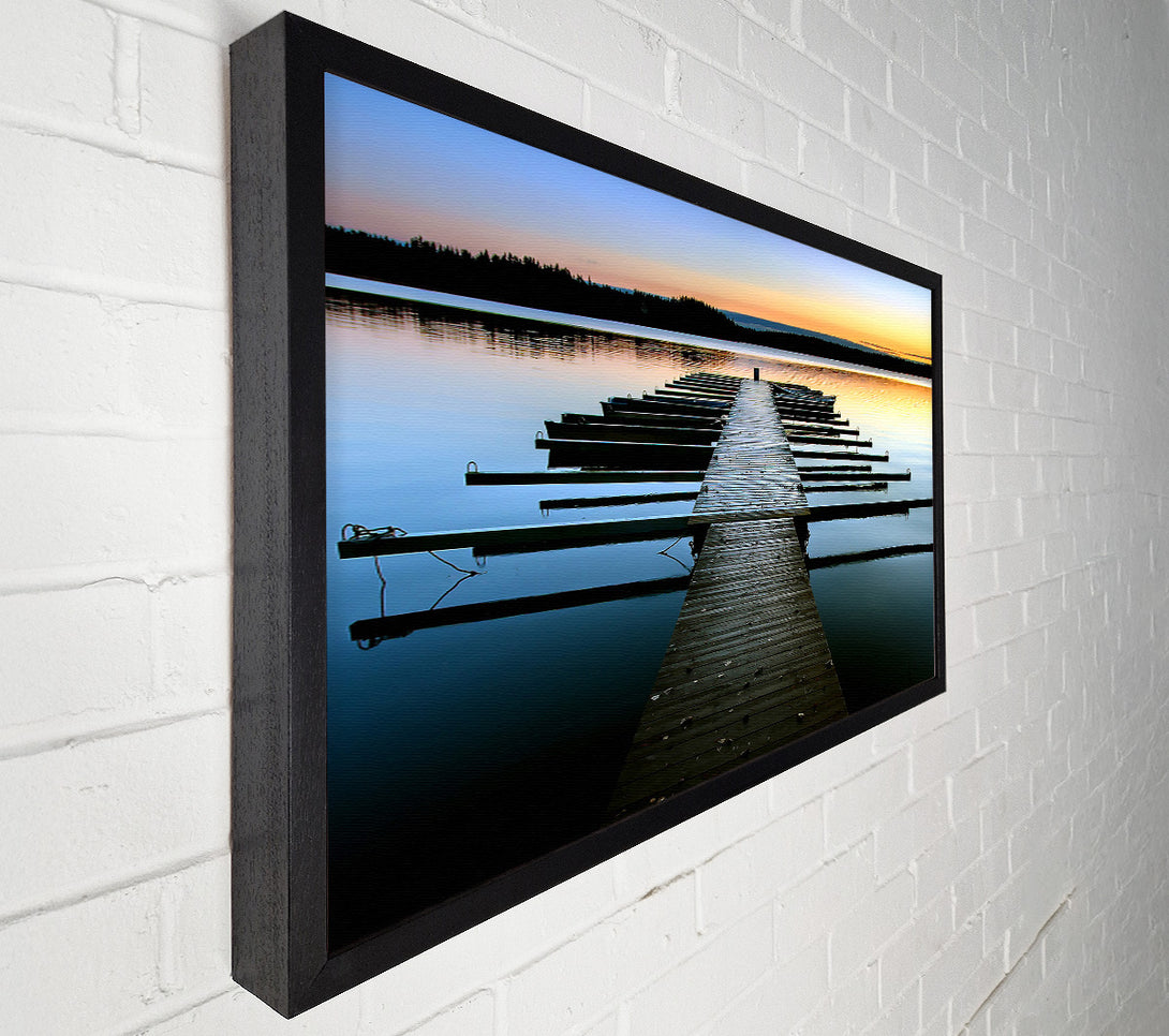  A Canvas Print of Boat Dock Canvas Art