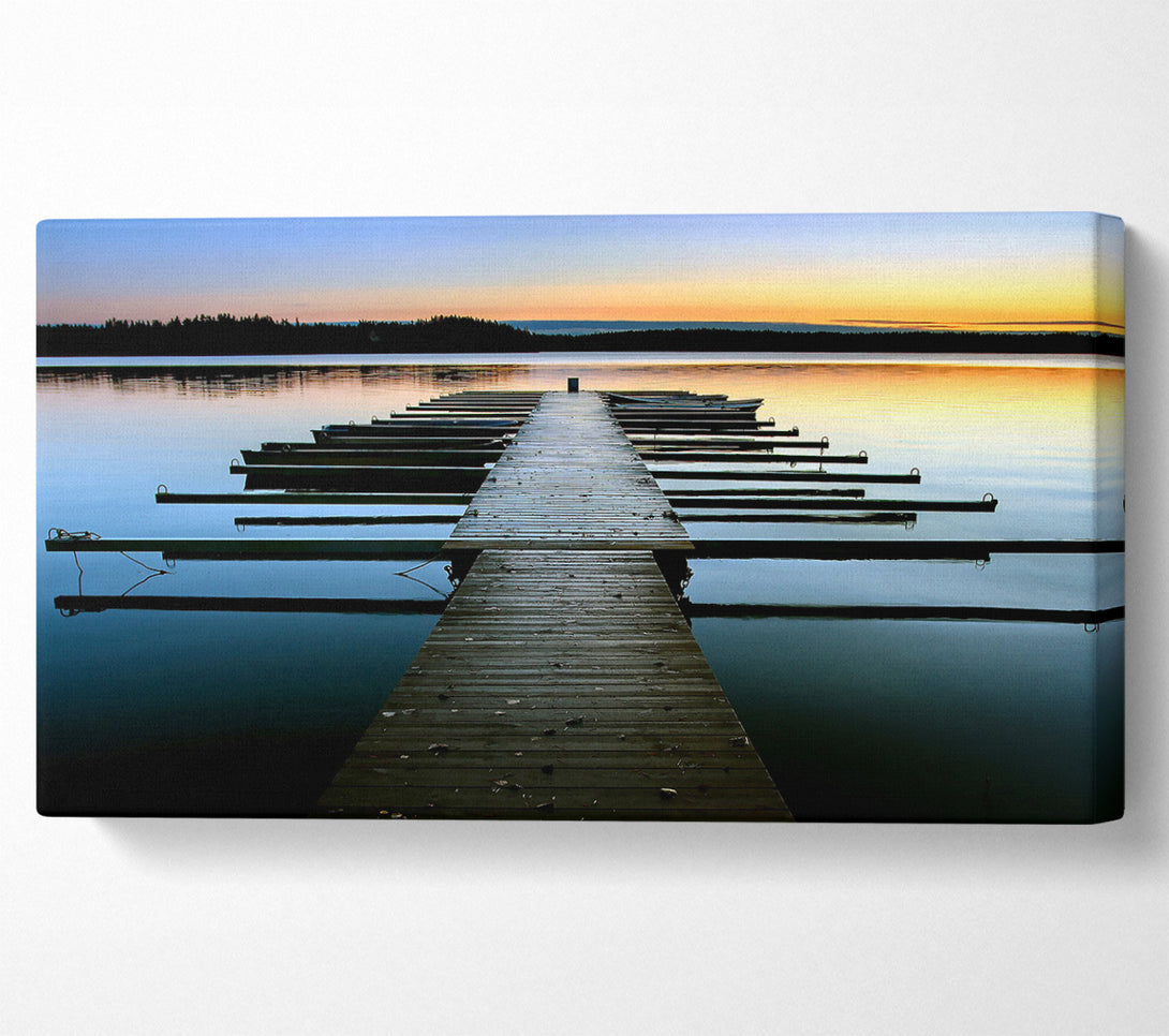  A Canvas Print of Boat Dock Canvas Art