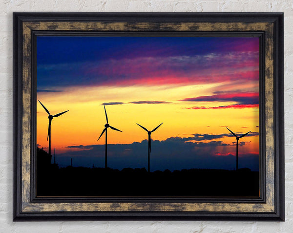 Wind Farm Framed Print