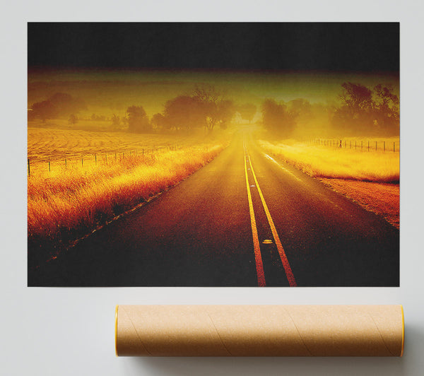 Misty Road Poster