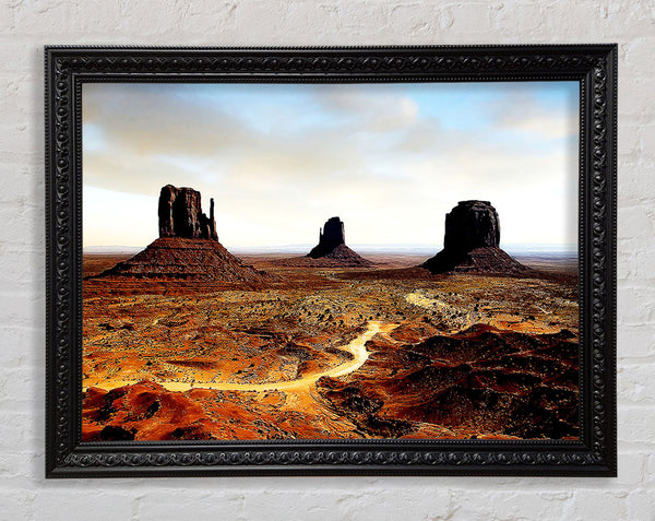 Monumental Simplicity Framed Print