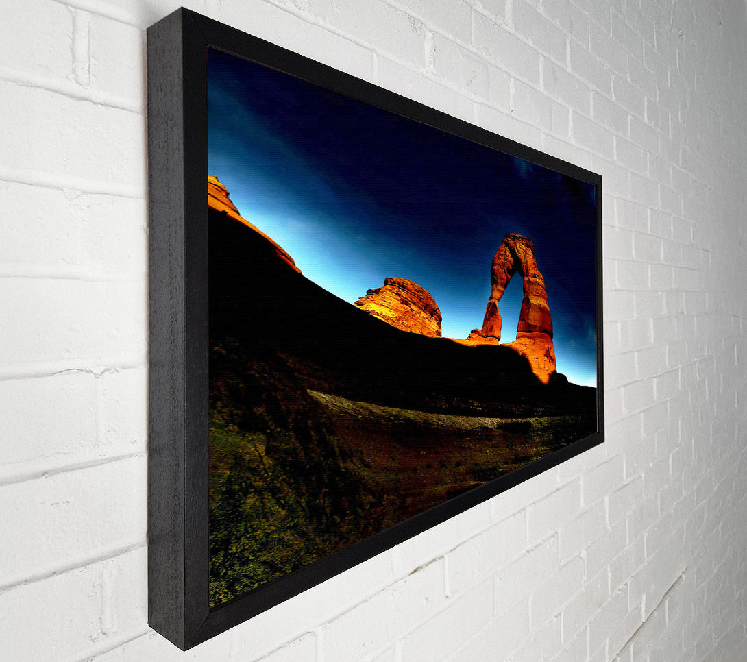  A Canvas Print of Arch Rock Night Canvas Print
