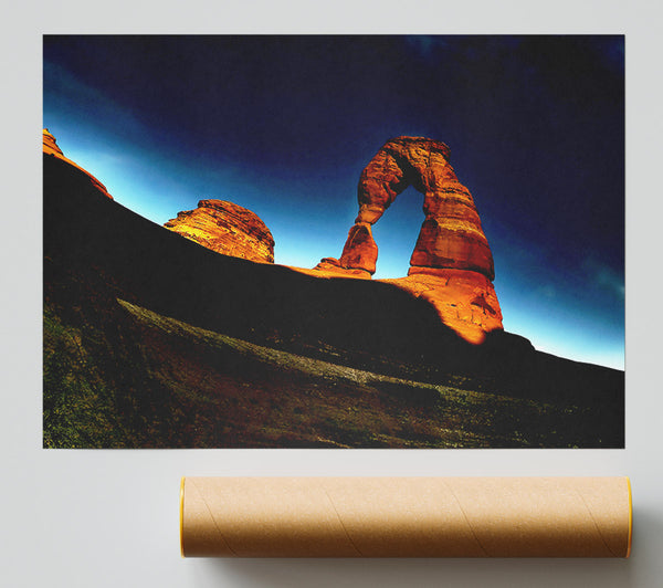 Arch Rock Night Giclee Print