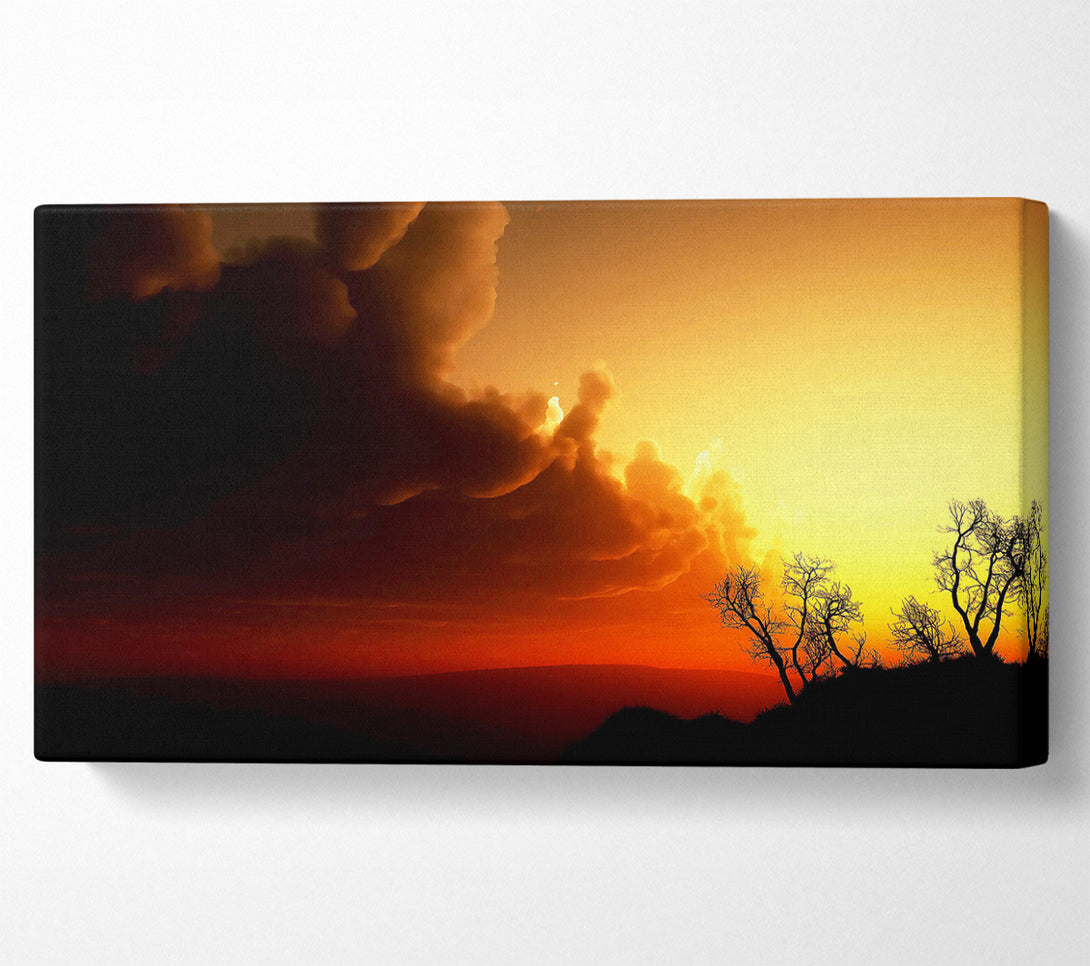  A Canvas Print of Nightfall Canvas Print