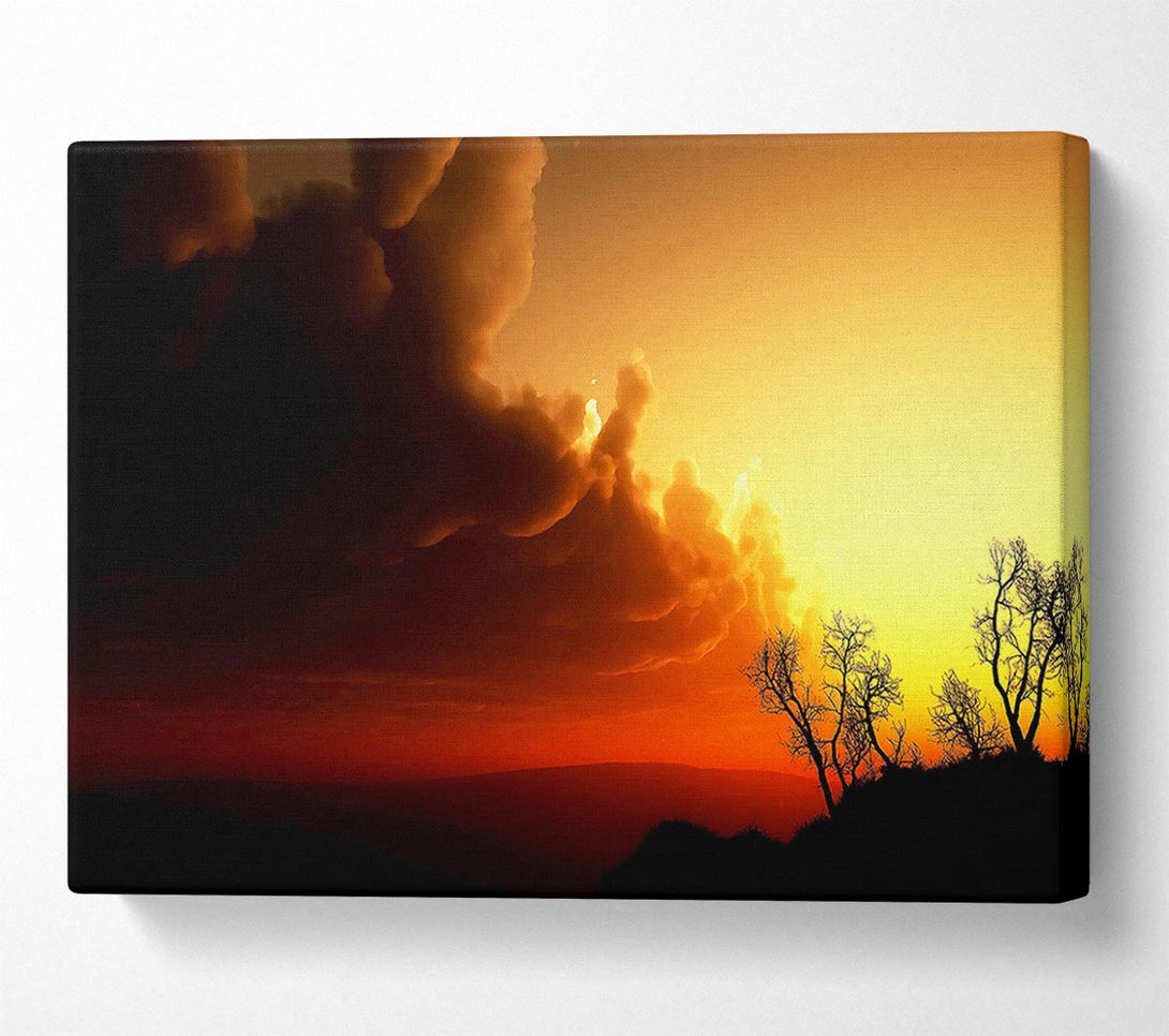  A Canvas Print of Nightfall Canvas Print
