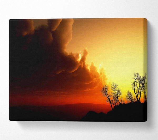  A Canvas Print of Nightfall Canvas Print