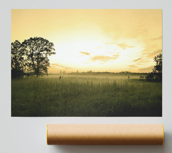 Summer Morning Mist Giclee Print