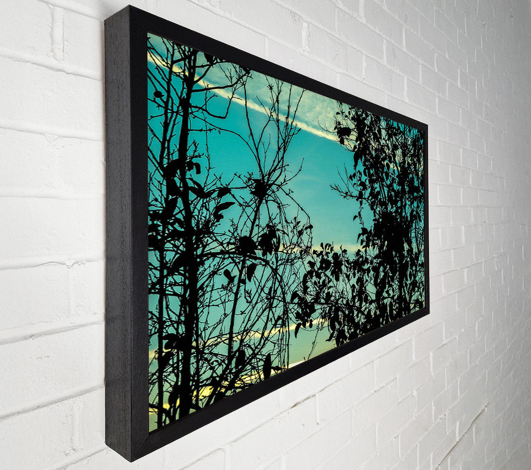  A Canvas Print of Sunset Time Canvas Print