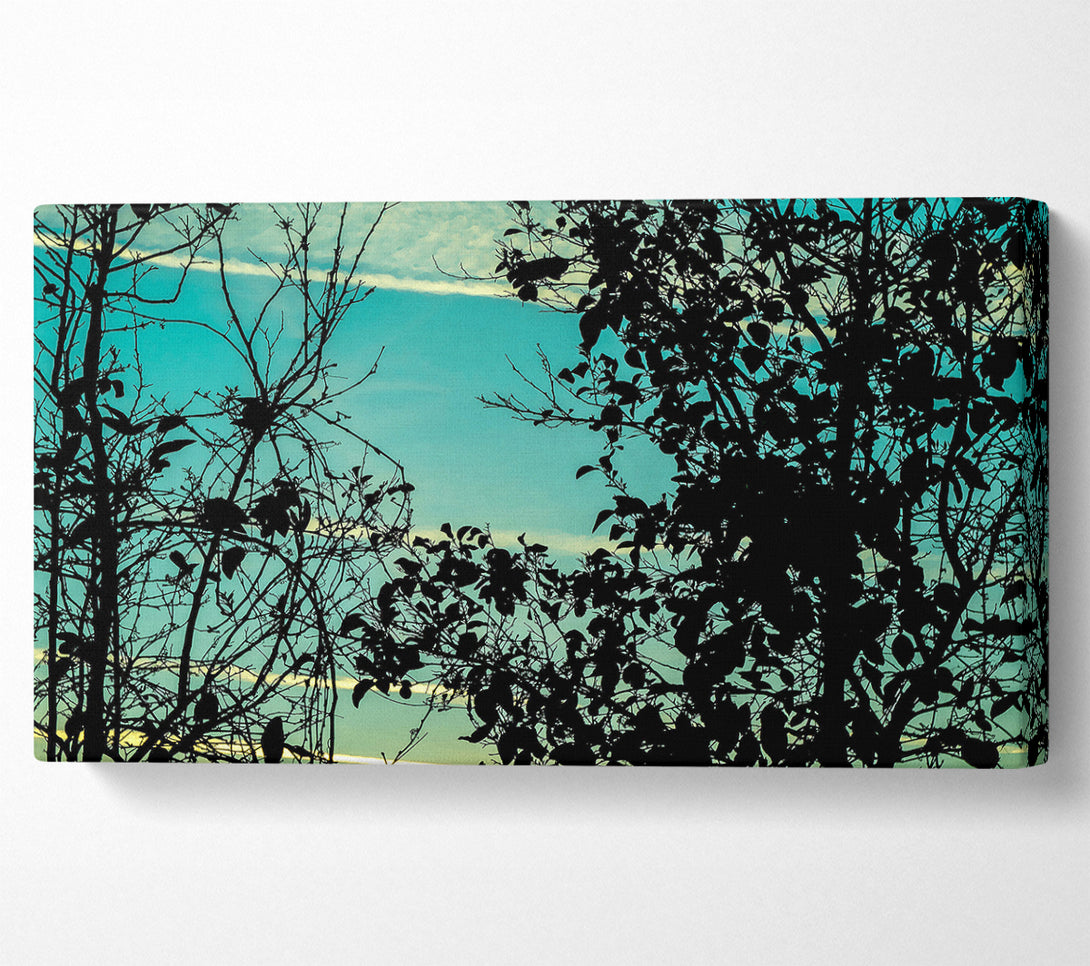  A Canvas Print of Sunset Time Canvas Print