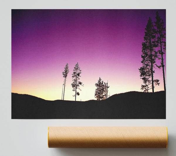 Purple Evening Giclee Print