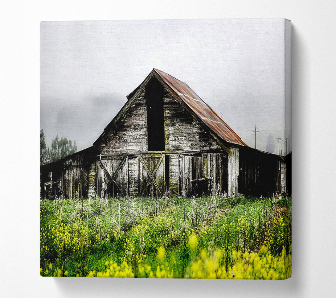  A Canvas Print of Old Barn Canvas Print