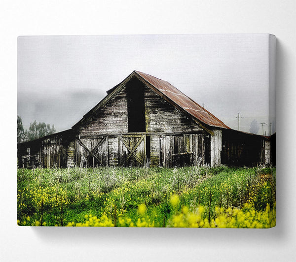  A Canvas Print of Old Barn Canvas Print