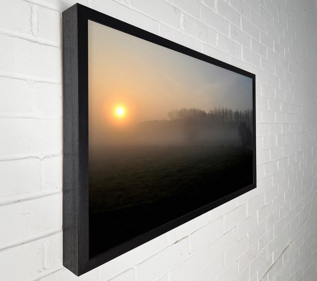  A Canvas Print of Morning Walk Canvas Print