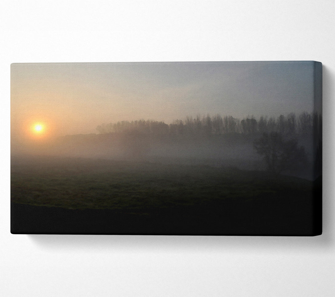  A Canvas Print of Morning Walk Canvas Print