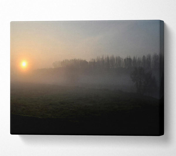  A Canvas Print of Morning Walk Canvas Print
